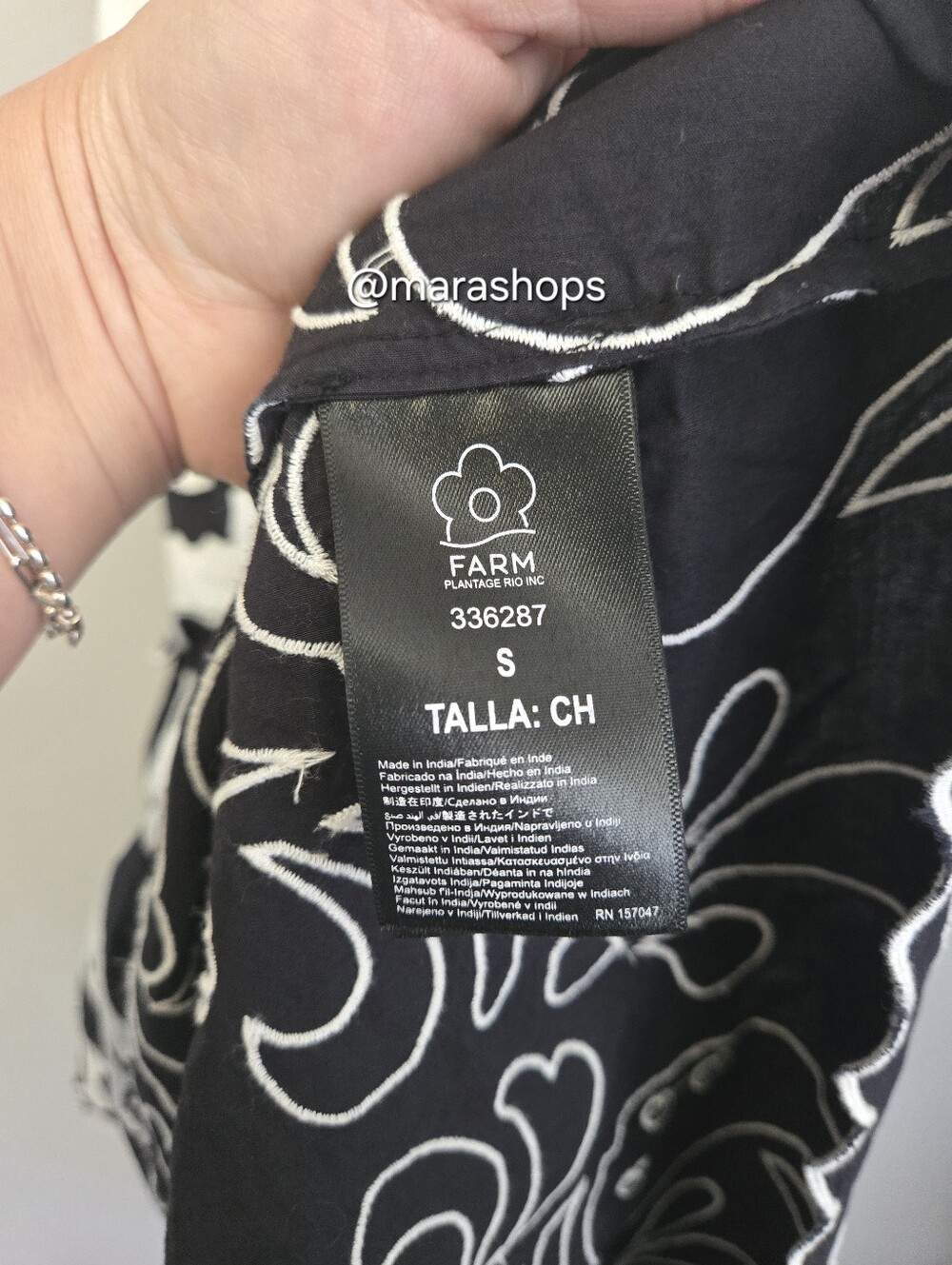 Farm Rio Tiered Floral Midi Dress - Picture 7 of 8
